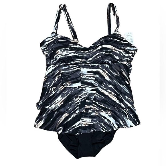 Swim Solutions One Piece Swimsuit, 18 - Picture 8 of 9